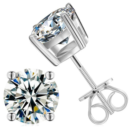 VVS Moissanite Stud Earrings