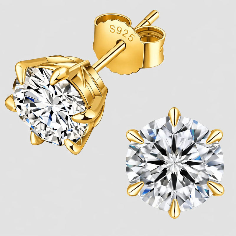 VVS Moissanite Stud Earrings