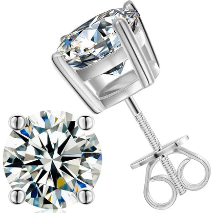 VVS Moissanite Stud Earrings