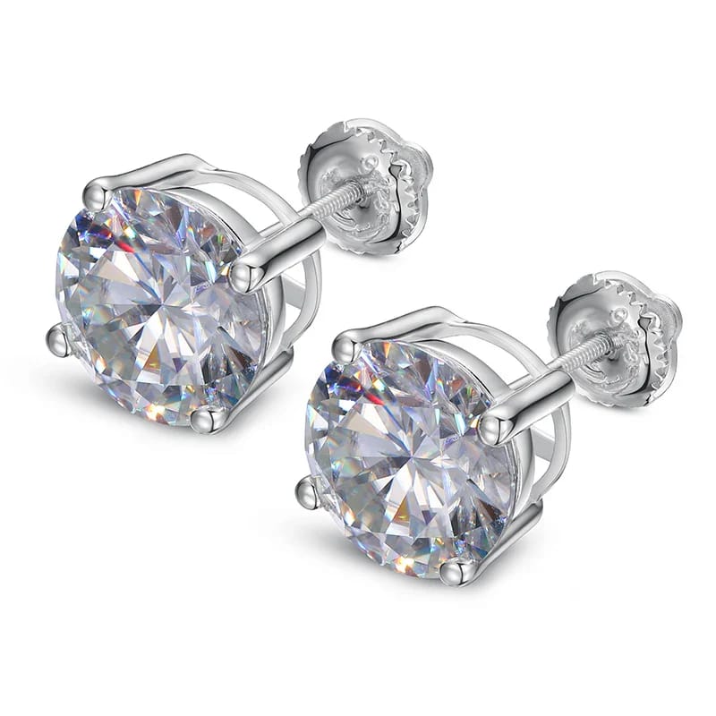 VVS Moissanite Stud Earrings
