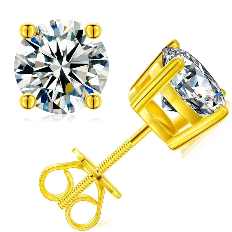 VVS Moissanite Stud Earrings